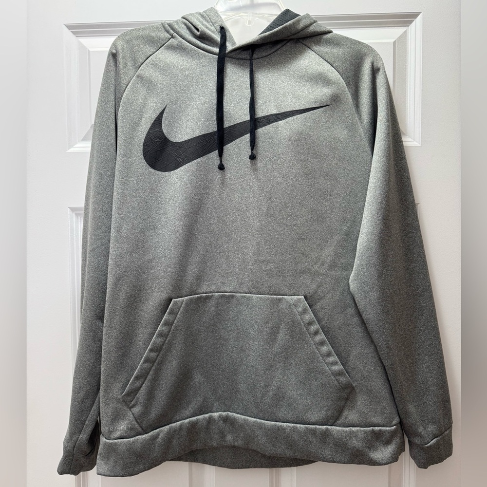 Nike Gray Hoodie - Large